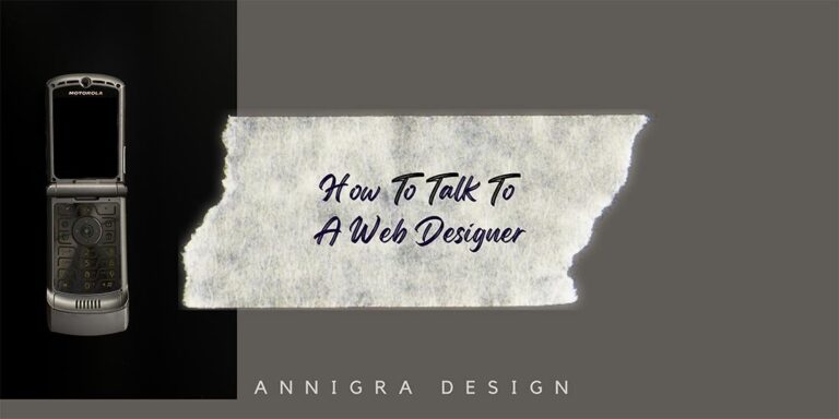 how to talk to a web designer