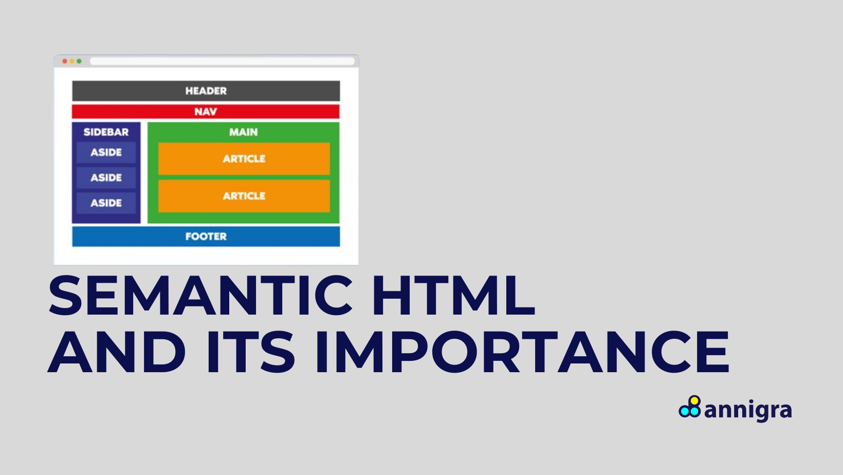 semantic html and its importance